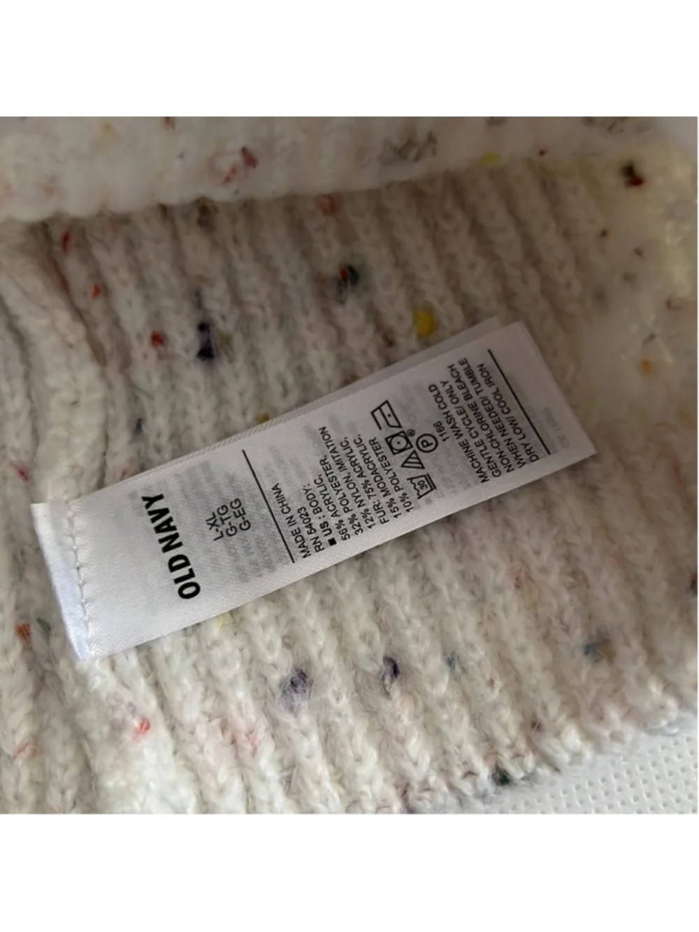 NWT Kids Old Navy Cold Weather Hat size L/XL faux fur